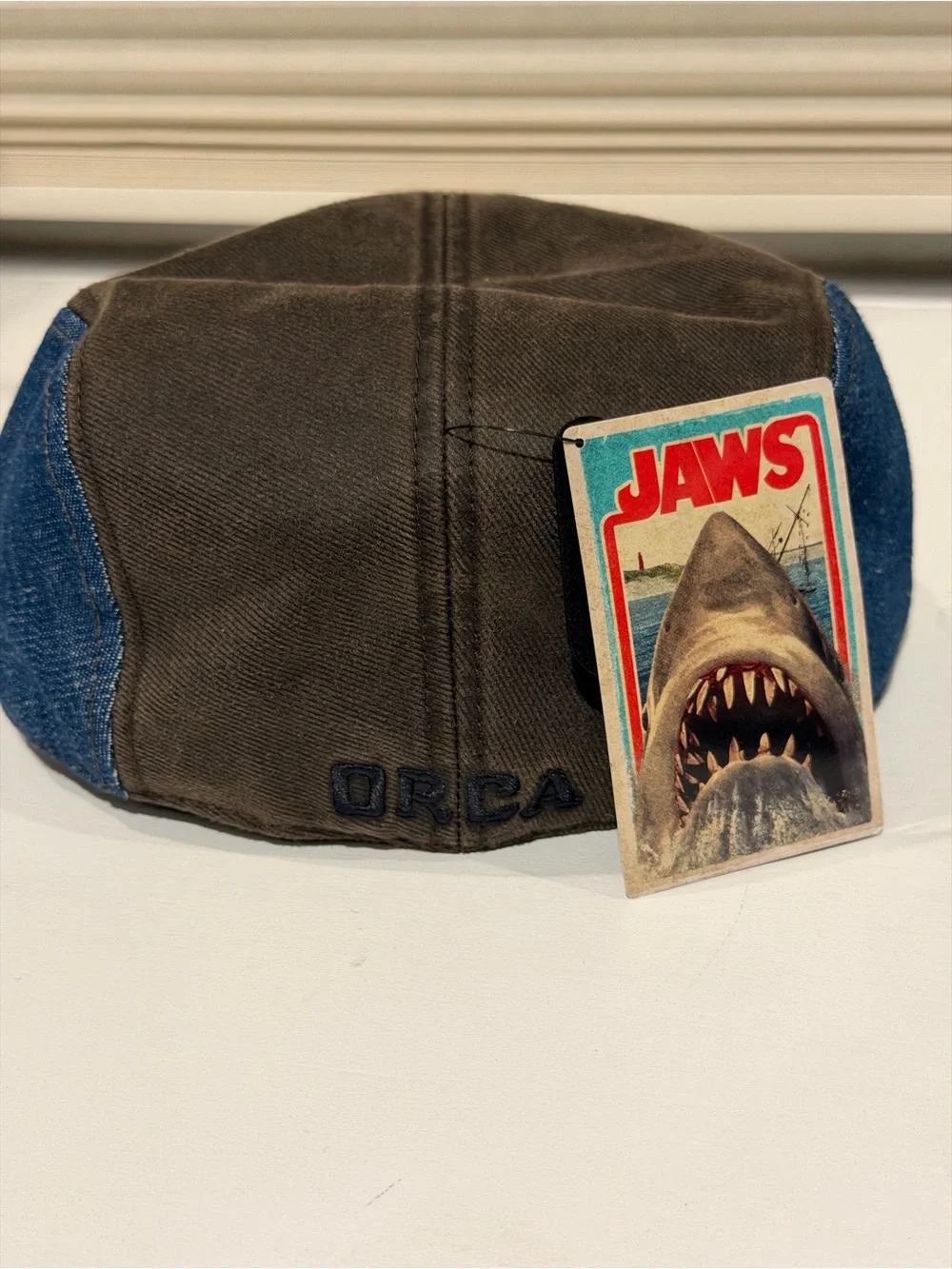Boston Scally Co. Jaws Captain Quint Hat Men’s Size M/L , dust-bag, pin-set NWT